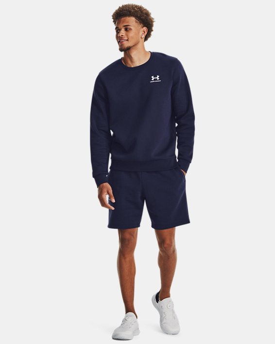 UA Essential Fleece-Shorts für Herren, Blue, pdpMainDesktop image number 2